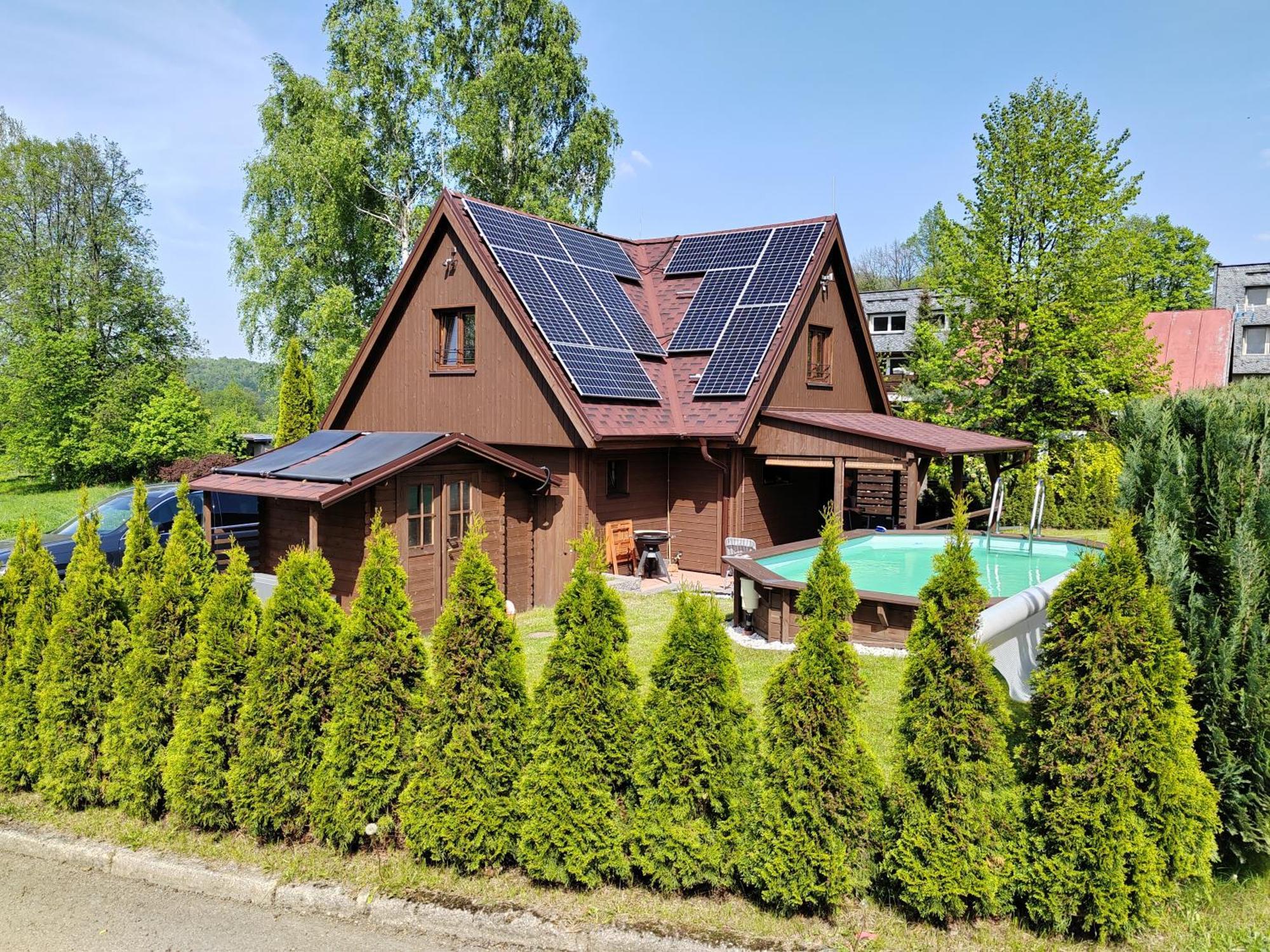 Chata Osmicka Zlaté Hory Esterno foto